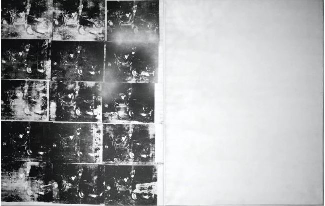 $105.4 million. Silver Car Crash [Double Disaster] by Andy Warhol, 1932.