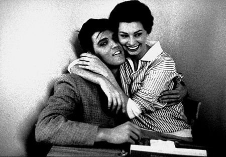 Sophia Loren and Elvis met each other once