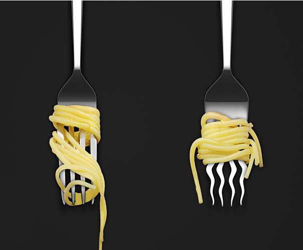 The fork specialized in pastas