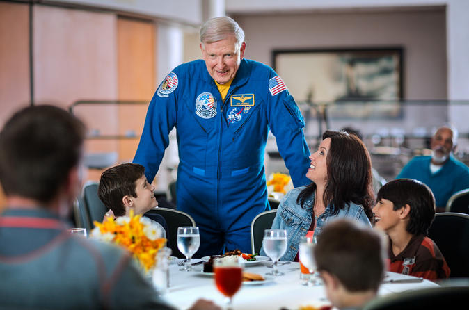 You can buy a dinner with an astronaut at the Kennedy Center