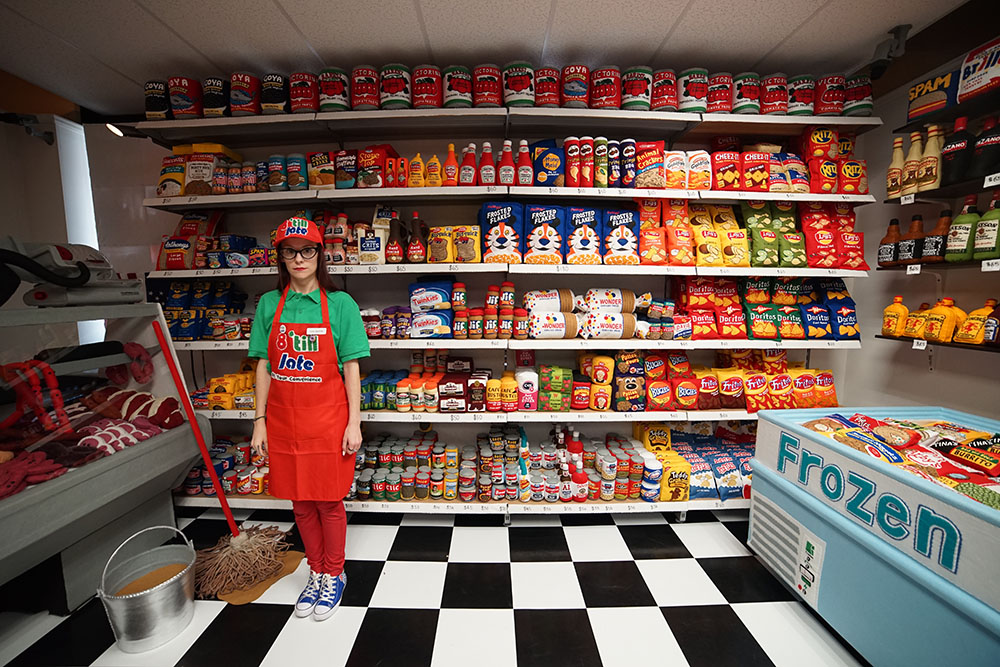 Manhattan is home of a Supermarket where everything is made from Felt