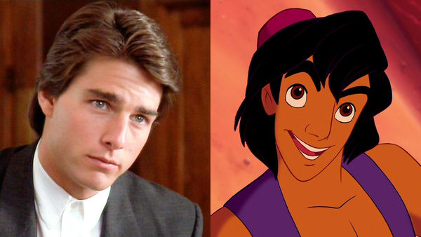 Aladdin is an exact copy of Tom Cruise