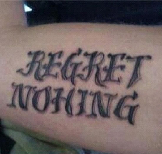Regret noThing