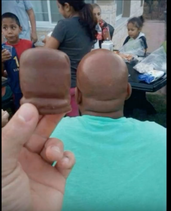 Chocolate or black man’s head?