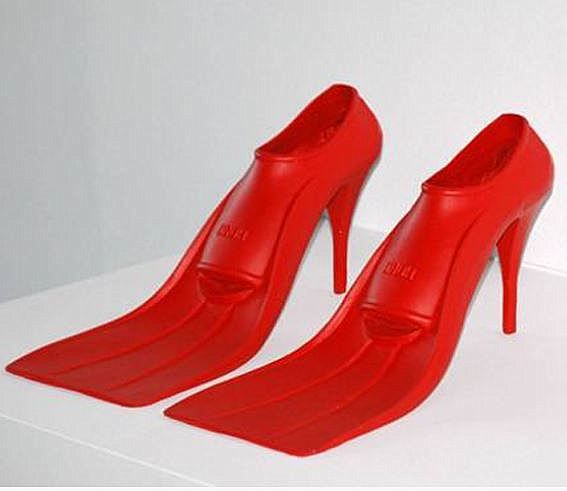 10. Scuba high heels