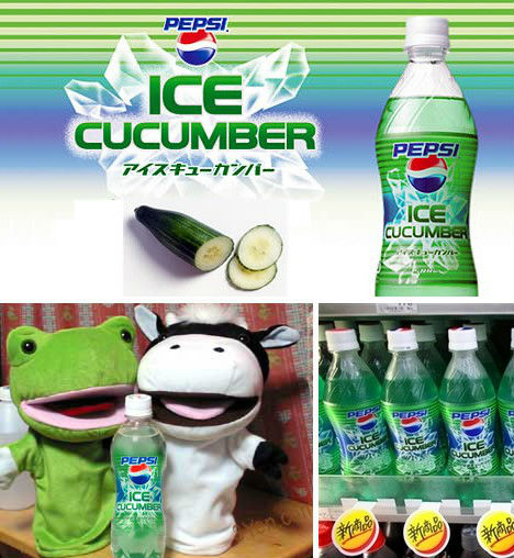 Ice cucumber Pepsi