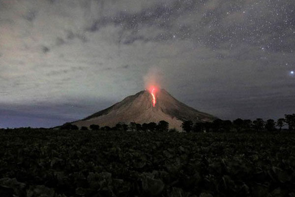 Sinabung volcano