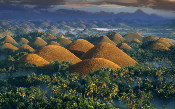Hills of the island Bohol