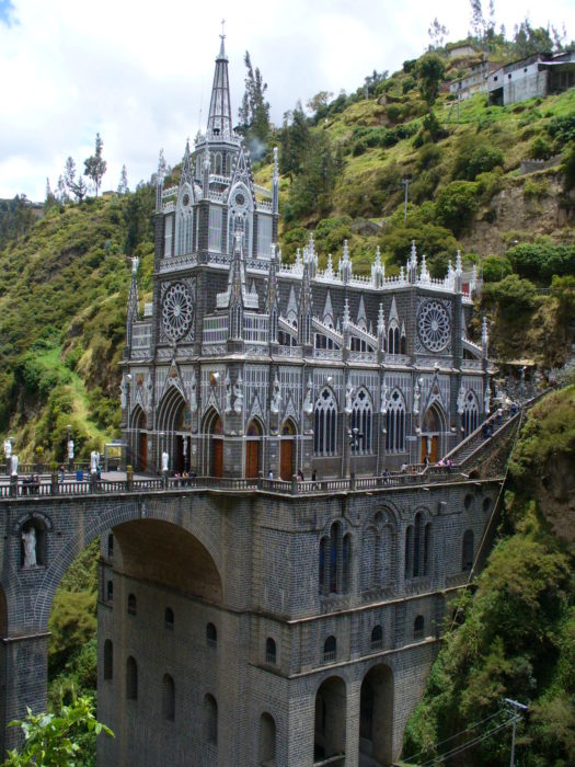 The Sanctuary of Las Lajas in Colombia