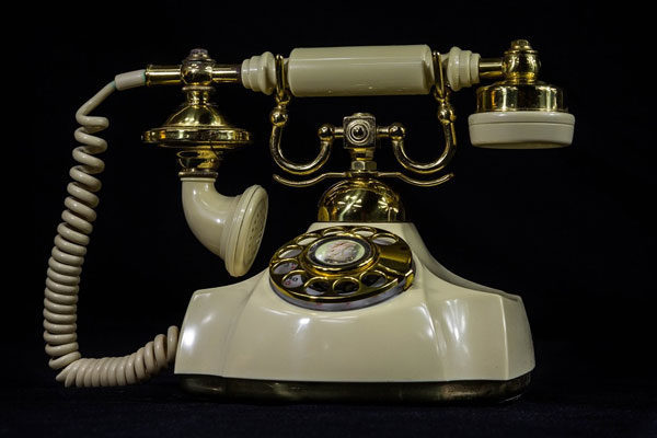 Rotary and fixed line telephones