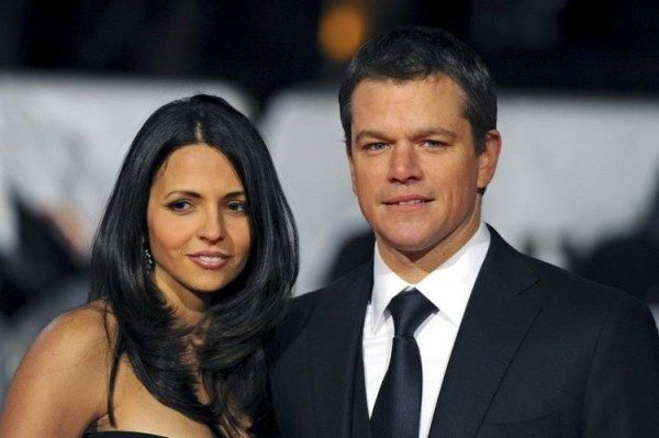 Matt Damon and Luciana Bozán Barroso