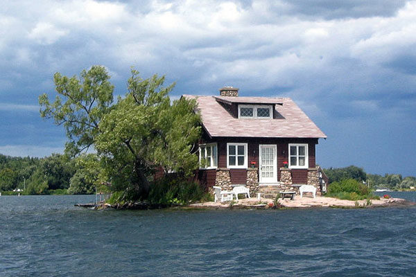 Little house on the island