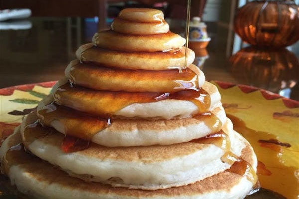 A tower of pancakes