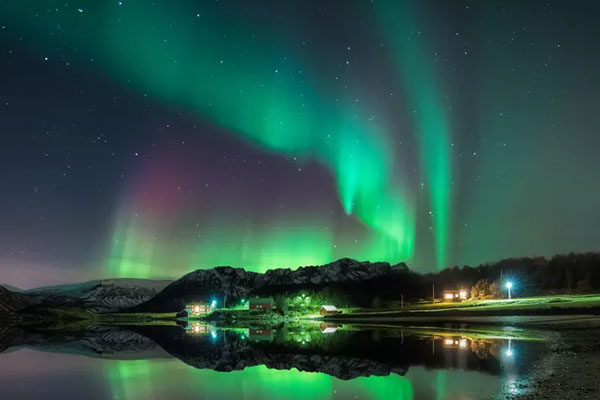 Watching Northern Lights - Norway