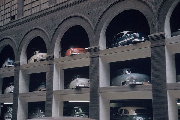 Parking lot, 1953