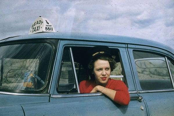 Taxi driver, 1956