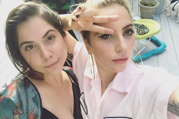 Lagy Gaga and her sister Natali Germanotta