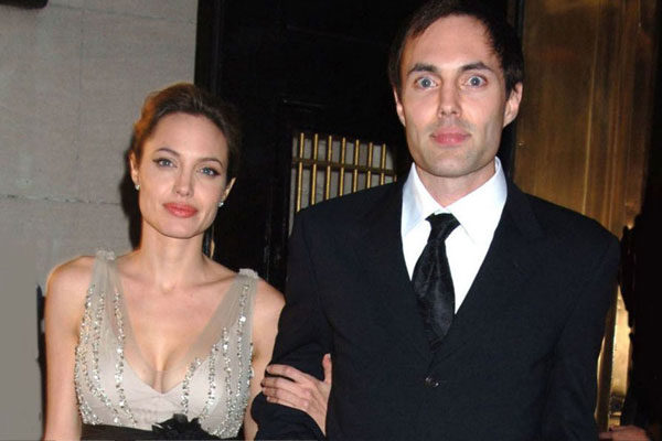 Angelina Jolie and his brother James Haven