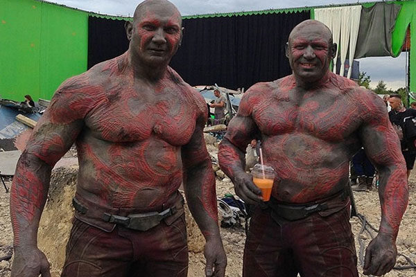 Dave Bautista and Rob de Groot